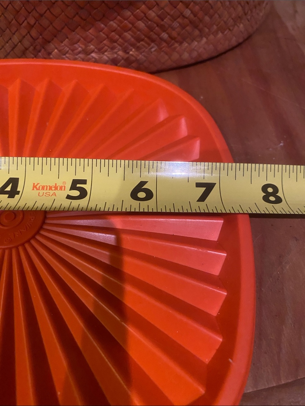Tupperware tops orange and turquoise color - Picture 5 of 9